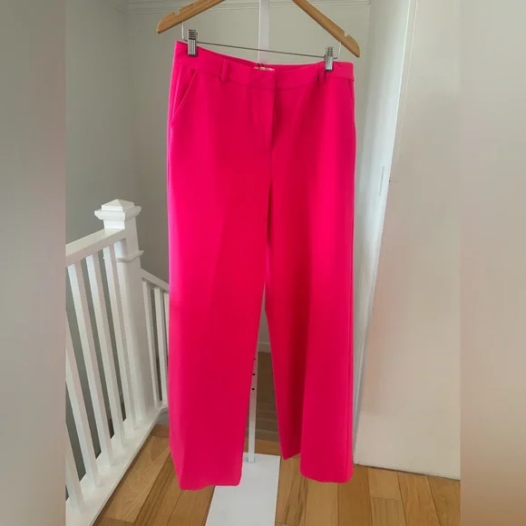 L'AGENCE Pink Wide Leg Pants - Picture 5 of 11